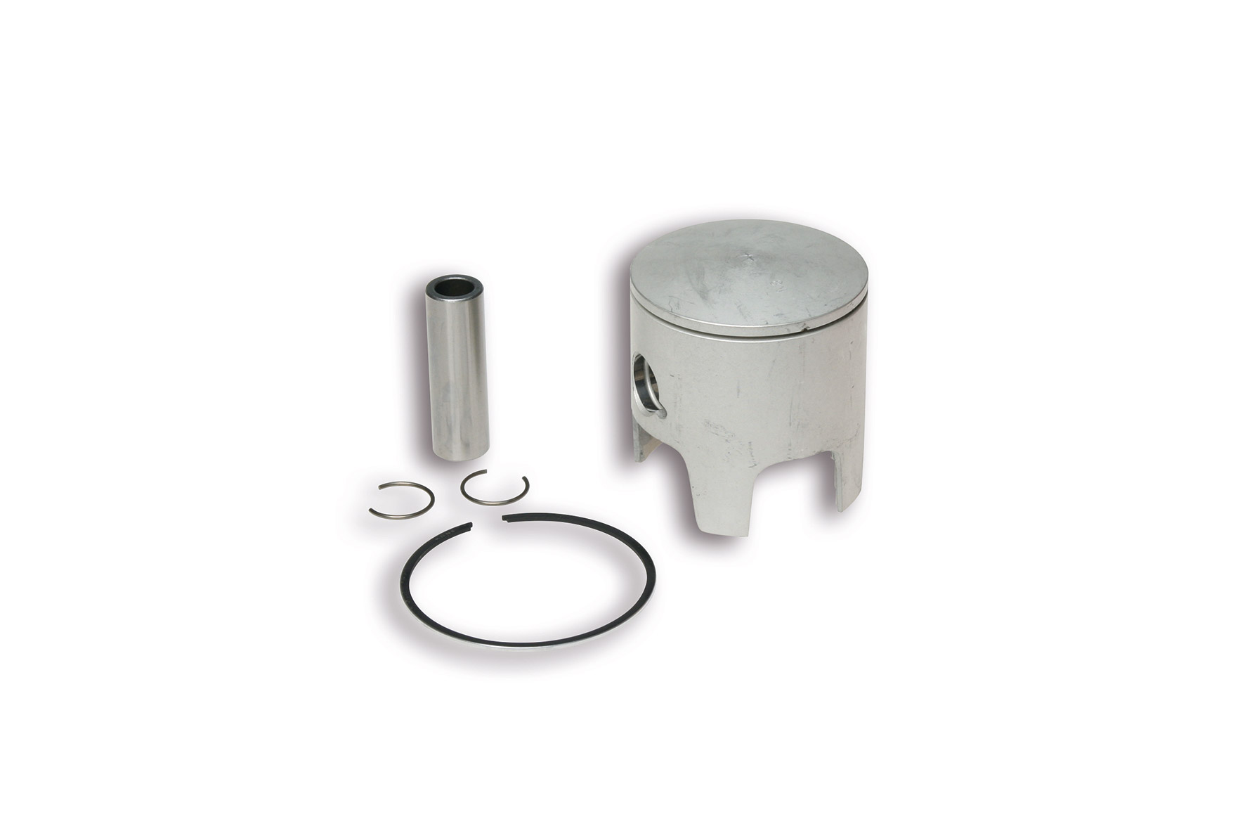 Malossi Piston 2T D.47.6 with pin D.12 and 1 rectangular ring size 00